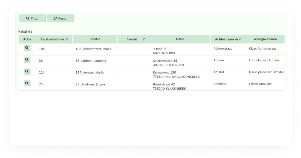 Conscribo ledenadministratie in beeld